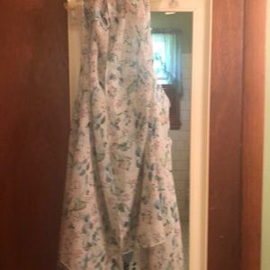 Sleeveless sheer cover